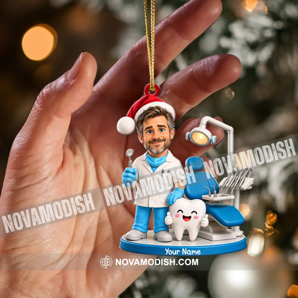 Dentist Home Decor Christmas Ornament Personalized Ornament - Ornament