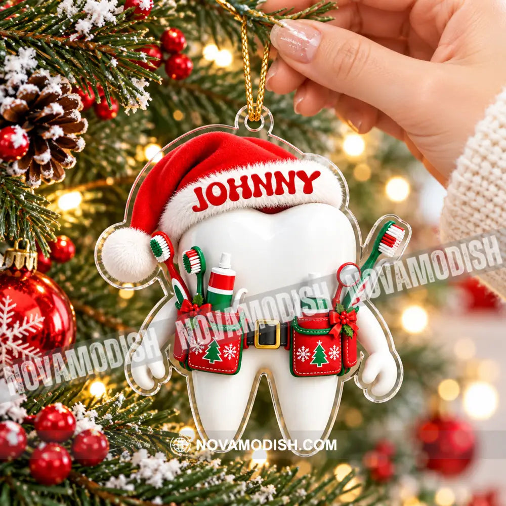 Dentist Home Decor Christmas Ornament Personalized Ornament - Ornament