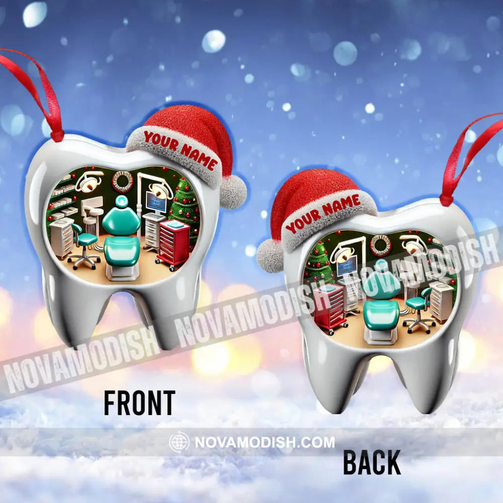 Dentistry Christmas Home Decor Ornament Personalized