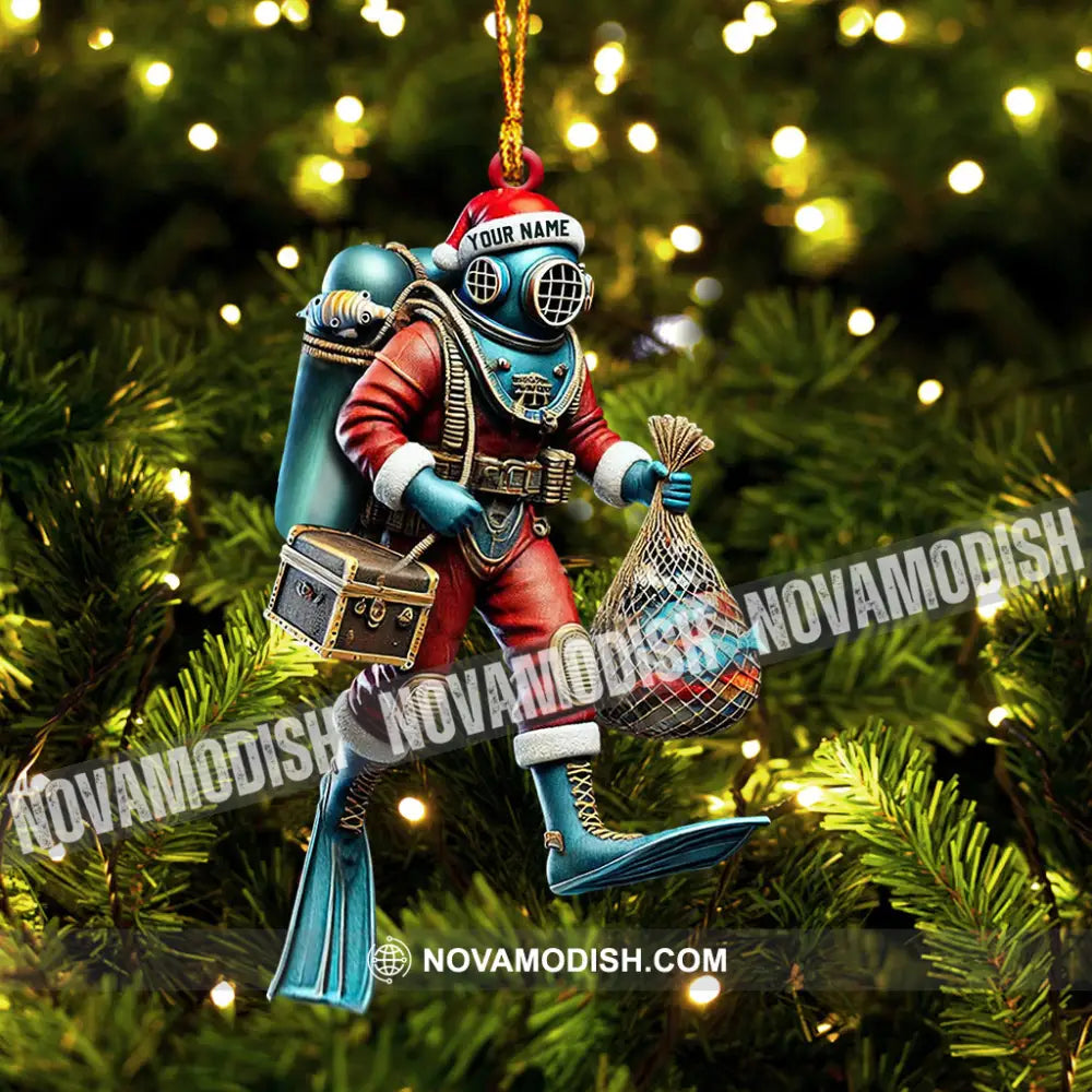 Diving Suit Home Decor Christmas Ornament Personalized