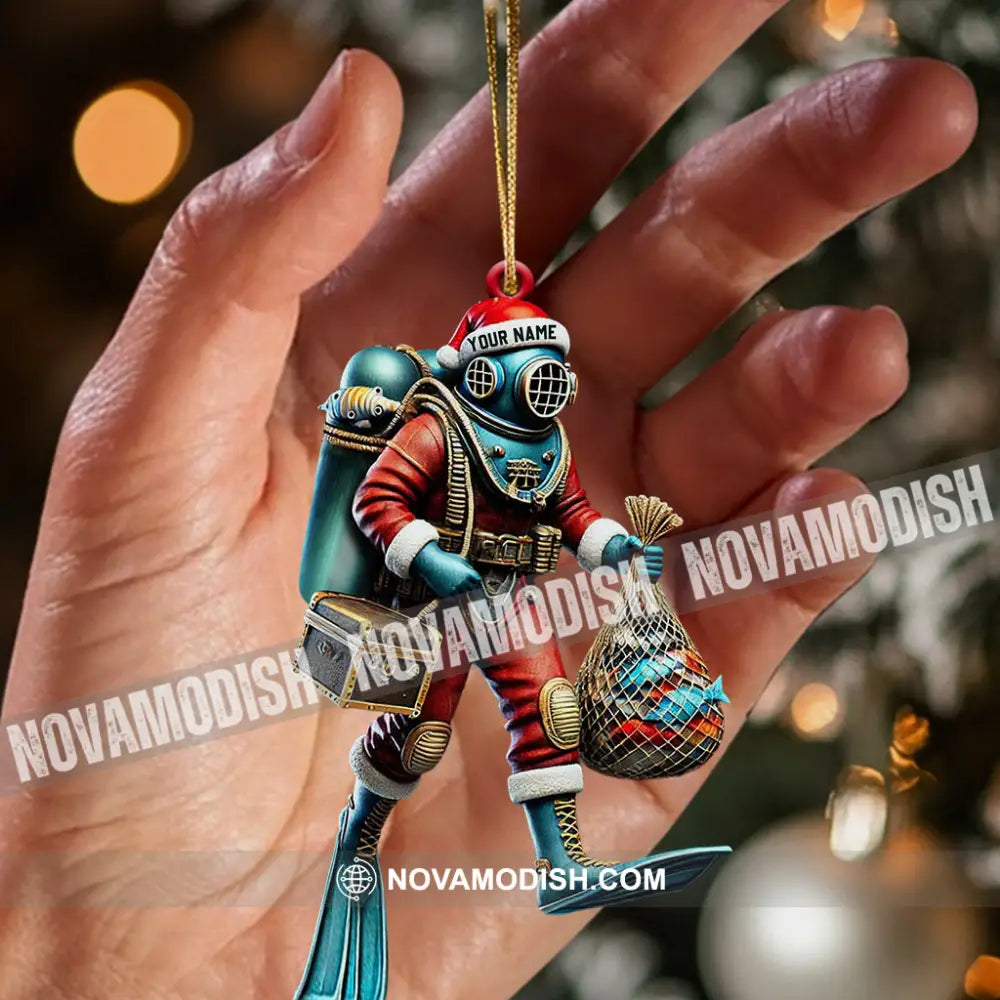 Diving Suit Home Decor Christmas Ornament Personalized