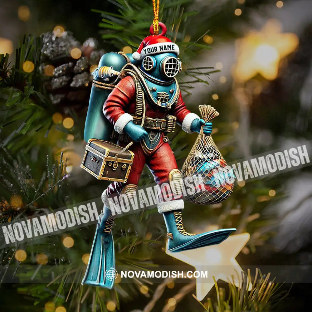 Diving Suit Home Decor Christmas Ornament Personalized