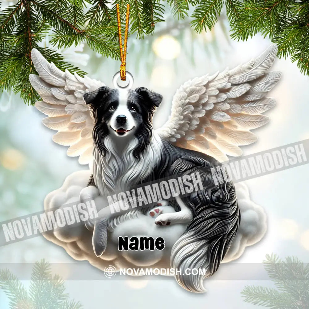 Dog Angel Christmas Home Decor Ornament Personalized