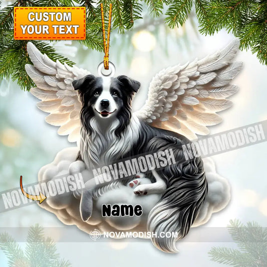 Dog Angel Christmas Home Decor Ornament Personalized 3.54’’ / 1