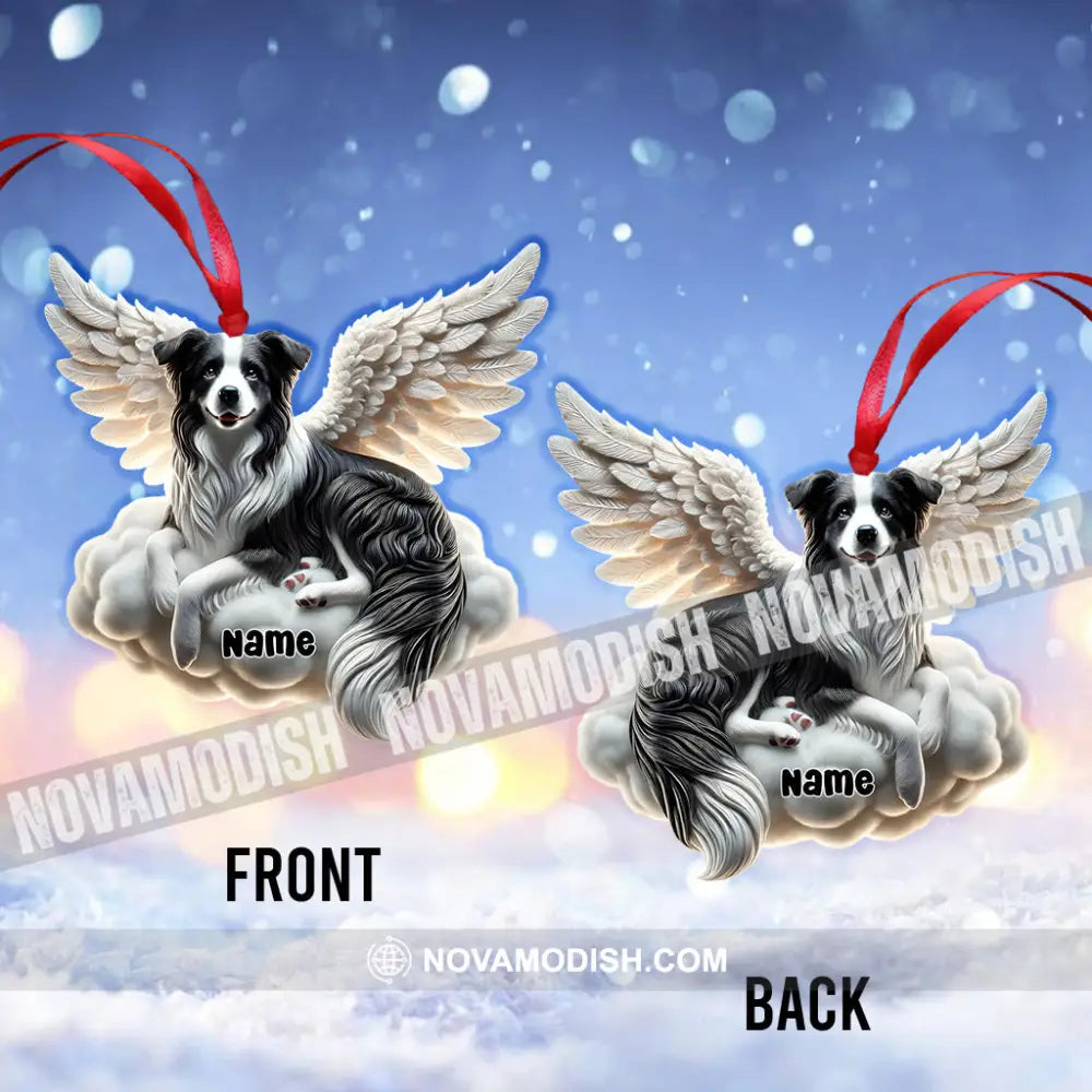 Dog Angel Christmas Home Decor Ornament Personalized