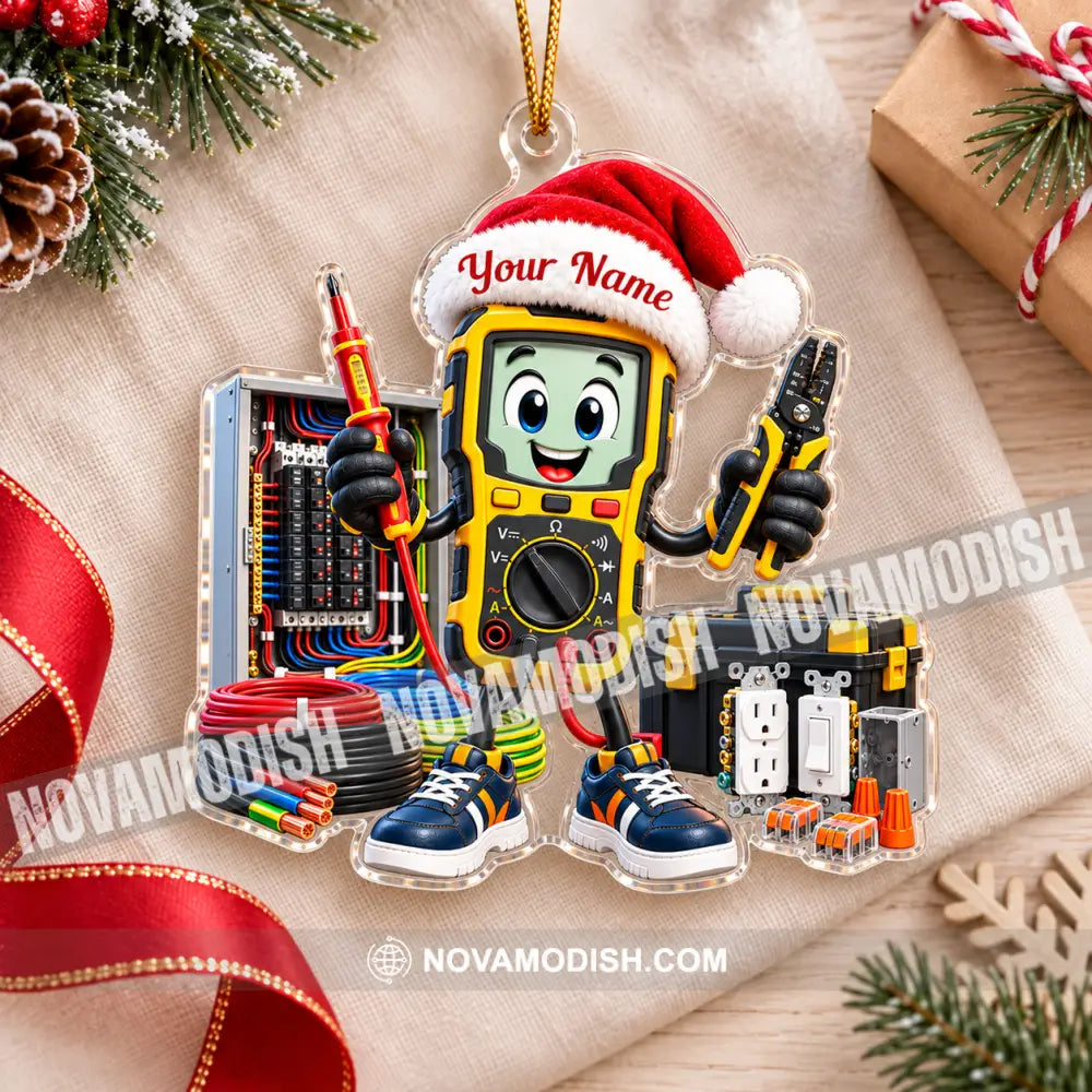 Electrician Home Decor Christmas Ornament Personalized Ornament - Ornament