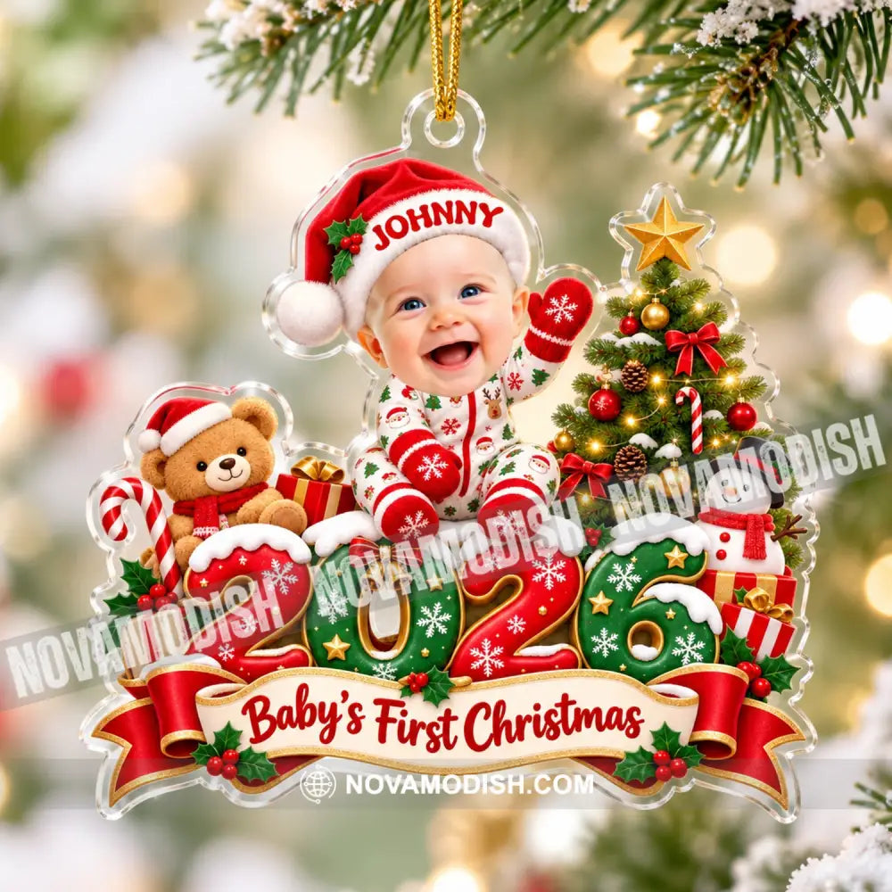 First Christmas Baby Home Decor Christmas Ornament Personalized Ornament - Ornament