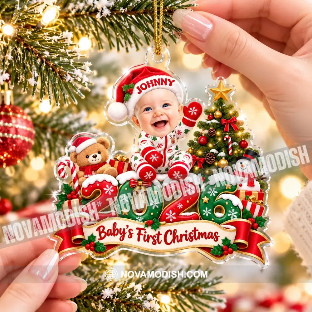 First Christmas Baby Home Decor Christmas Ornament Personalized Ornament - Ornament
