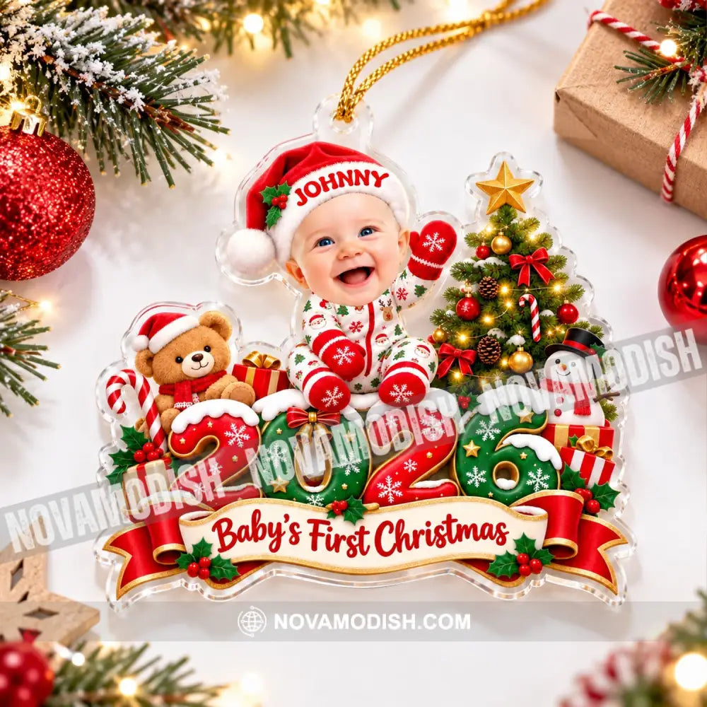 First Christmas Baby Home Decor Christmas Ornament Personalized Ornament - Ornament