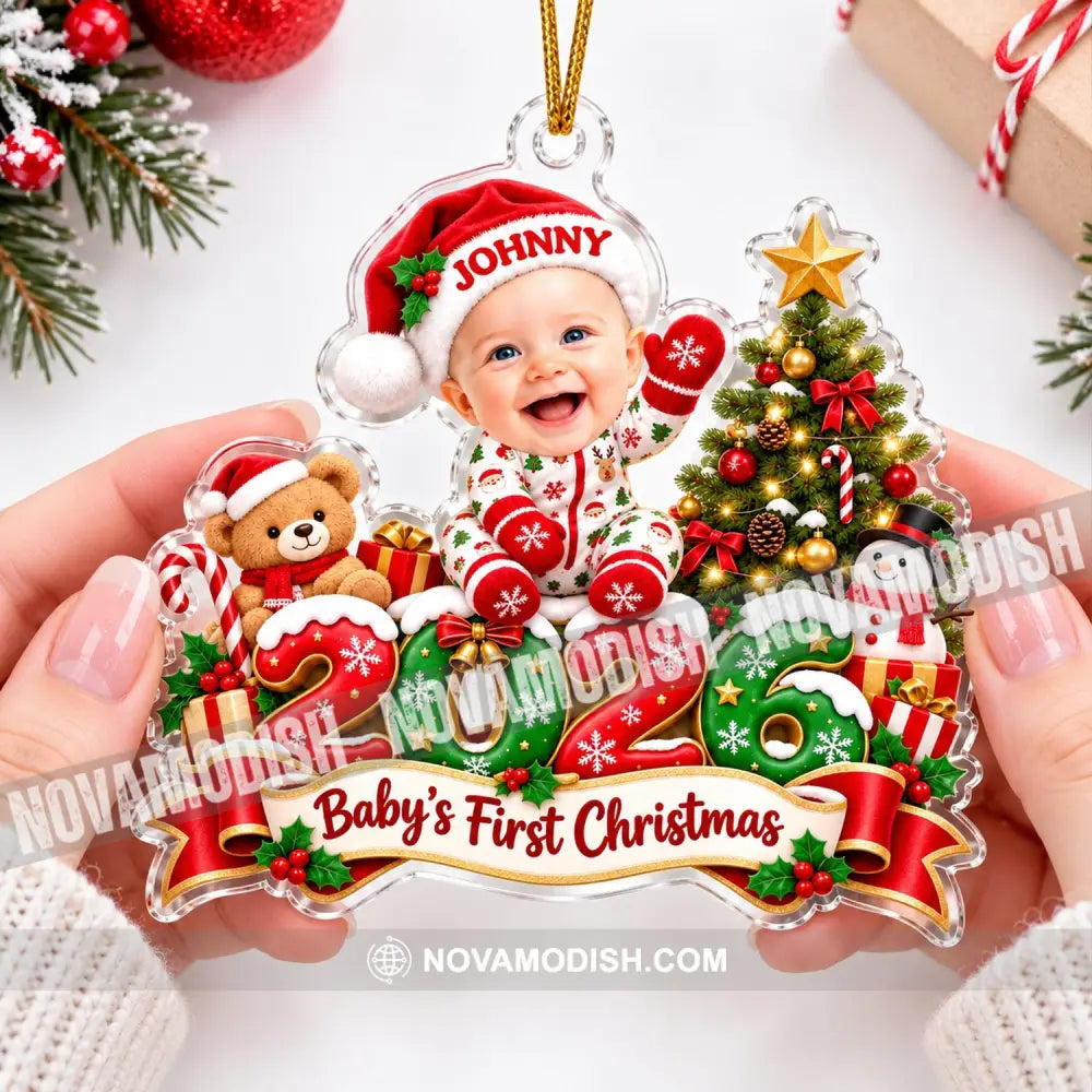 First Christmas Baby Home Decor Christmas Ornament Personalized Ornament - Ornament