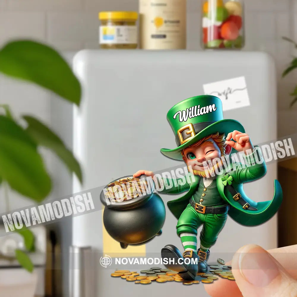 Funny Patrick’s Day Fridge Magnet - Personalized