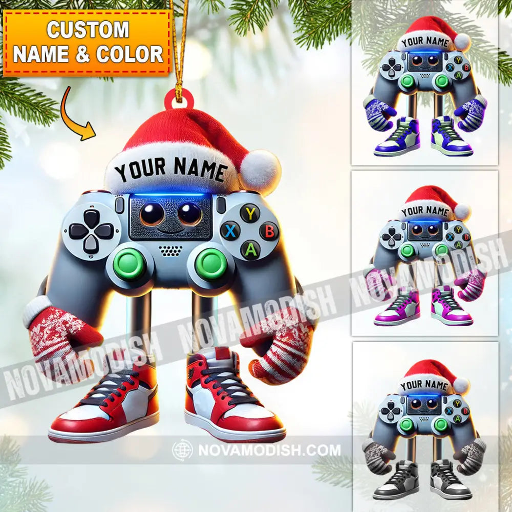 Game Lover Decor Christmas Ornament Personalized 3.54’’ / 1