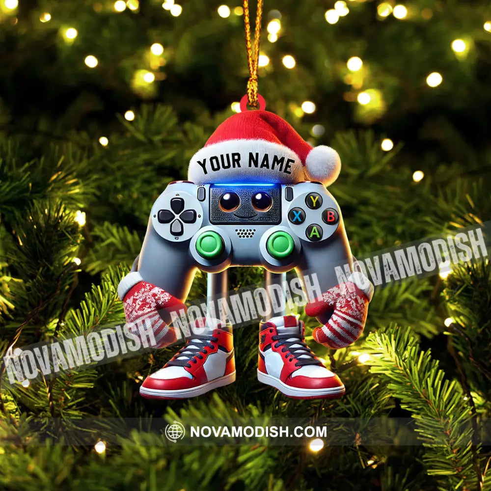 Game Lover Decor Christmas Ornament Personalized