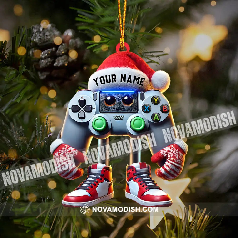 Game Lover Decor Christmas Ornament Personalized