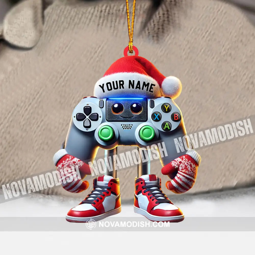 Game Lover Decor Christmas Ornament Personalized