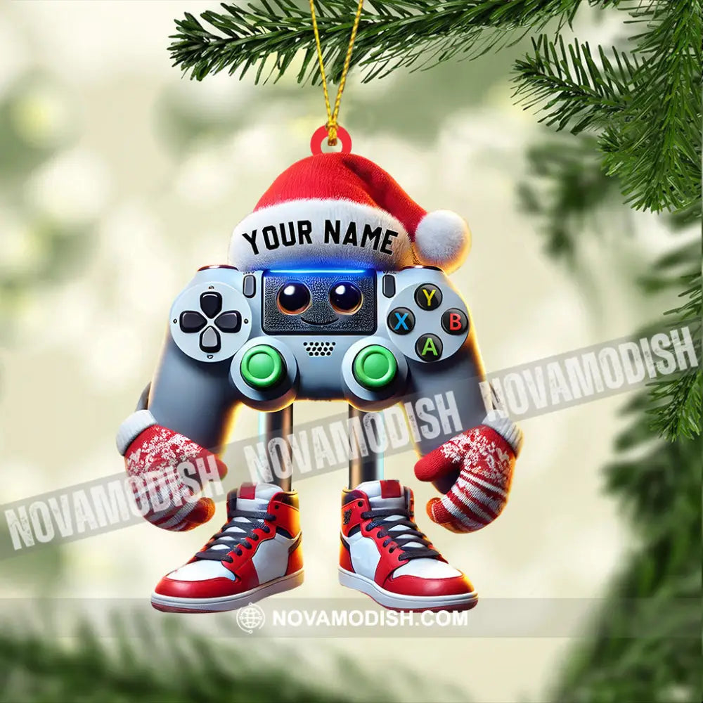 Game Lover Decor Christmas Ornament Personalized