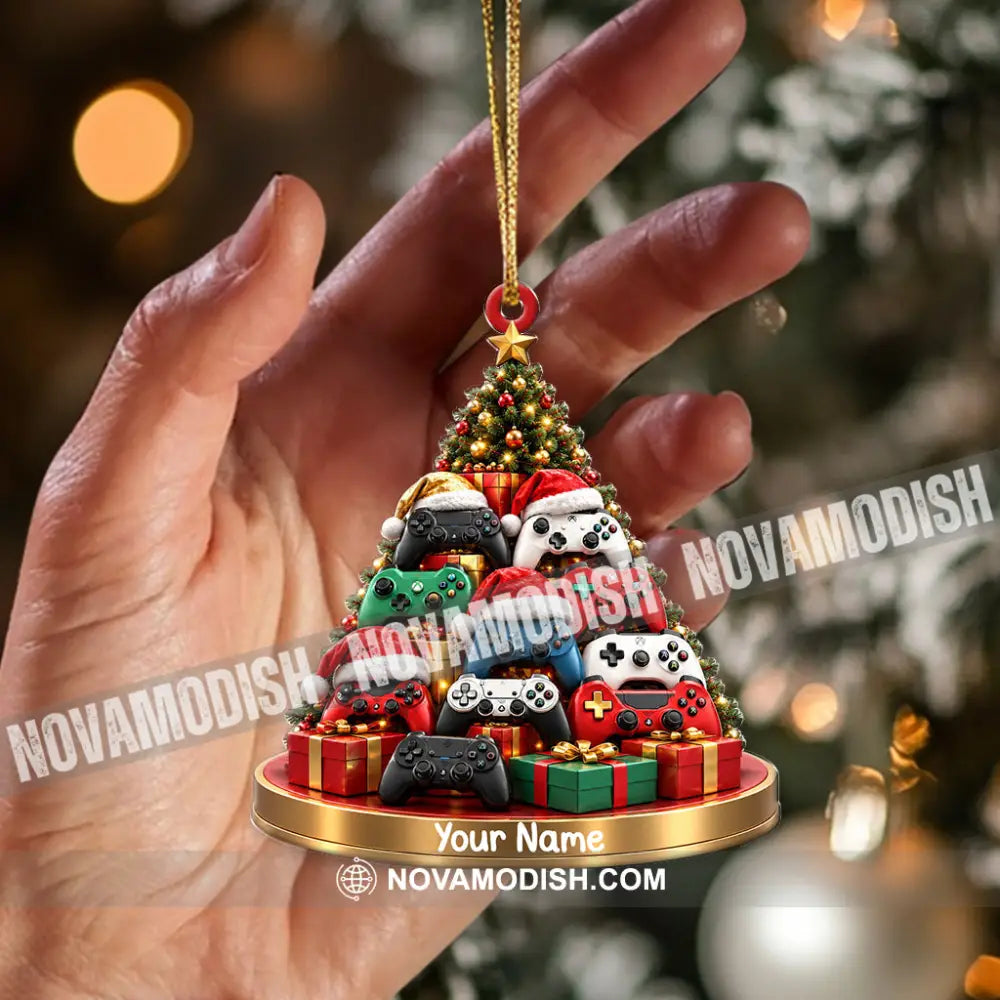 Gaming Christmas Tree Home Decor Christmas Ornament Personalized Ornament - Ornament
