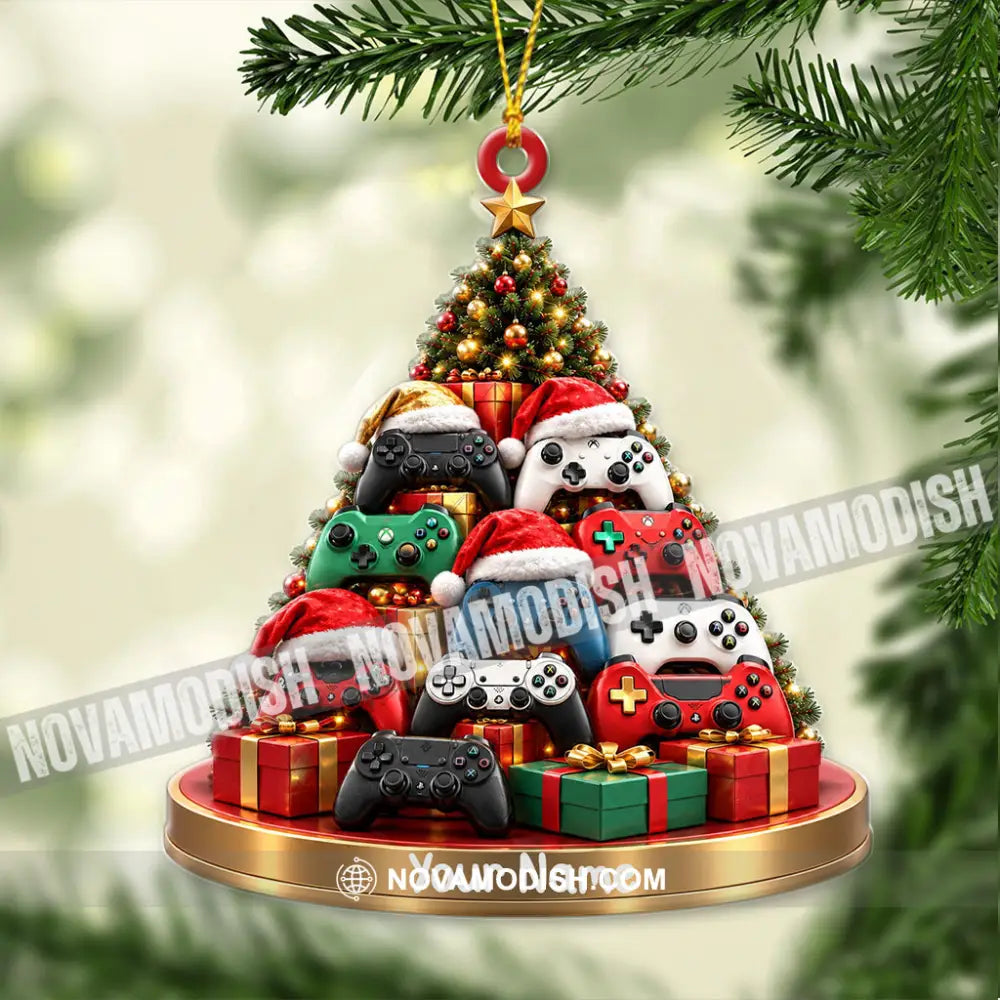 Gaming Christmas Tree Home Decor Christmas Ornament Personalized Ornament - Ornament