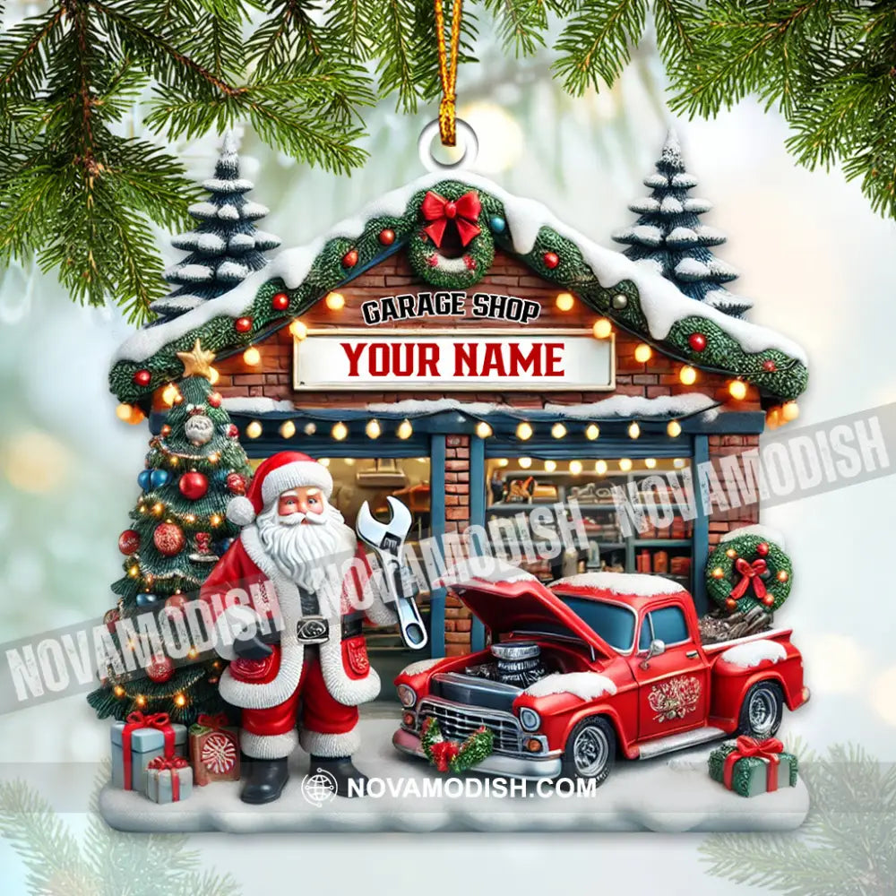 Garage Shop Home Decor Christmas Ornament Personalized