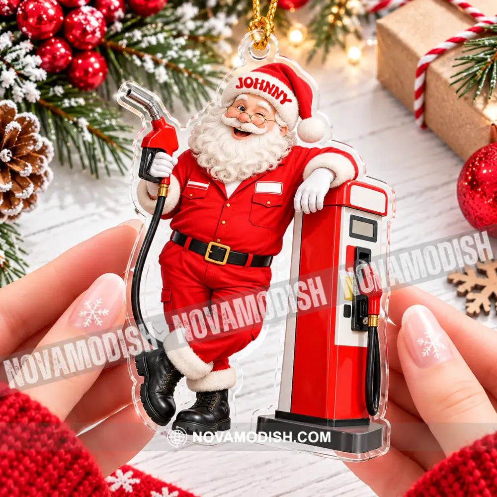 Gas Station Attendant Home Decor Christmas Ornament Personalized Ornament - Ornament