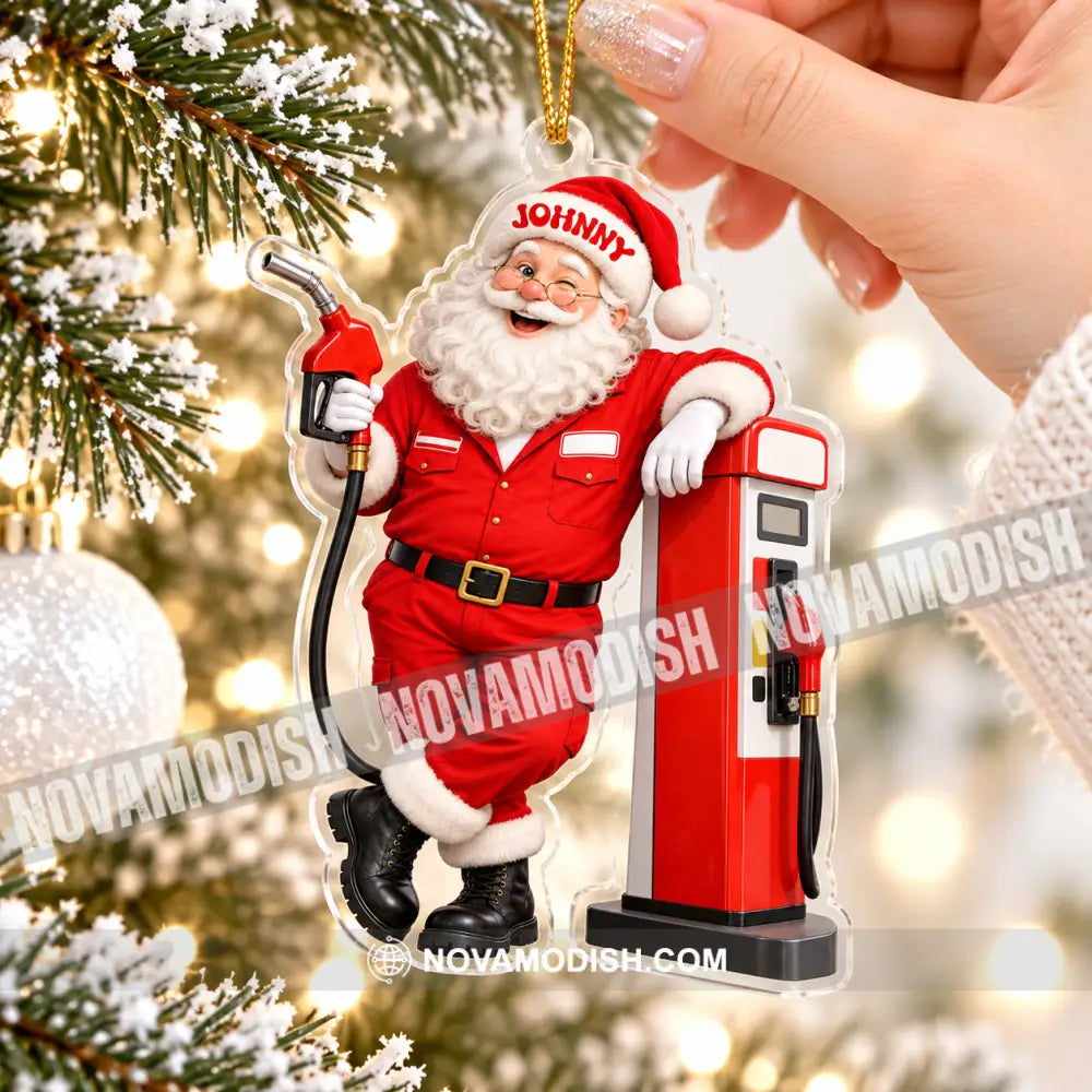 Gas Station Attendant Home Decor Christmas Ornament Personalized Ornament - Ornament