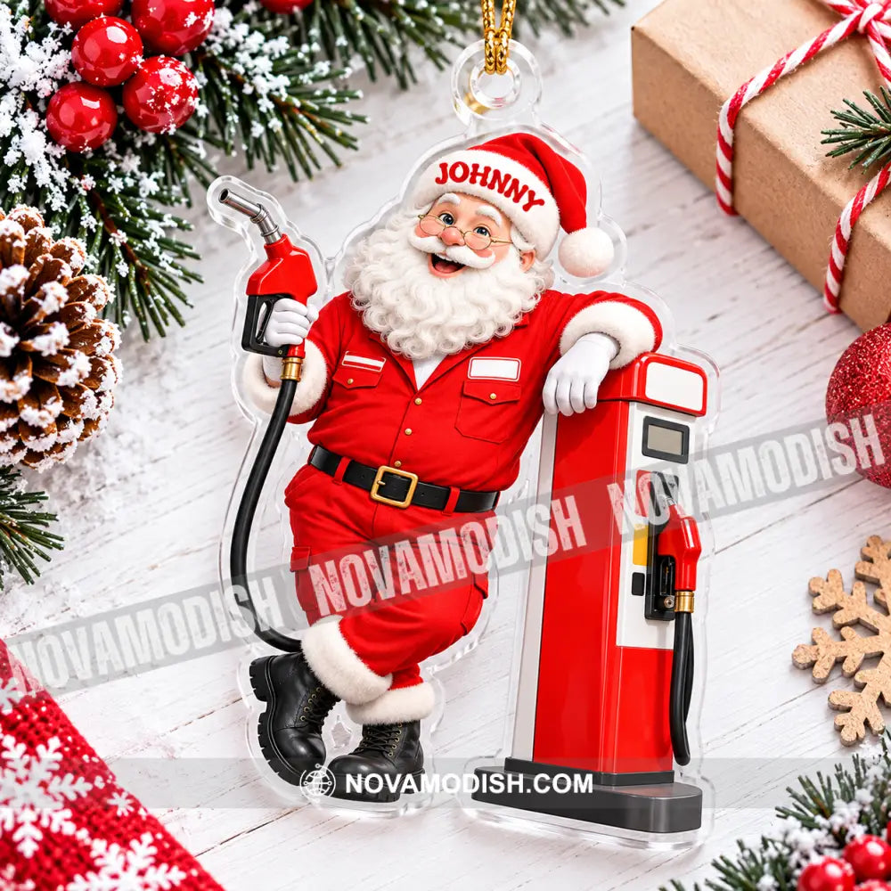 Gas Station Attendant Home Decor Christmas Ornament Personalized Ornament - Ornament