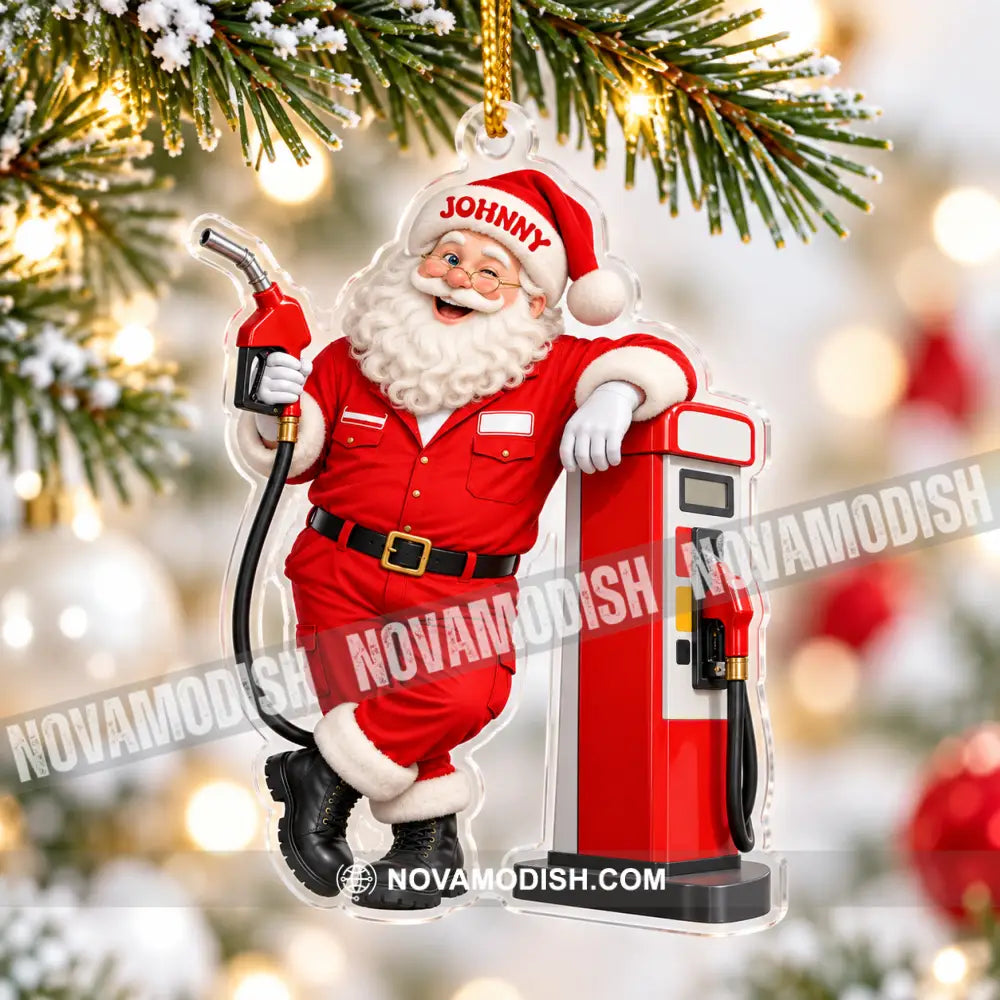 Gas Station Attendant Home Decor Christmas Ornament Personalized Ornament - Ornament