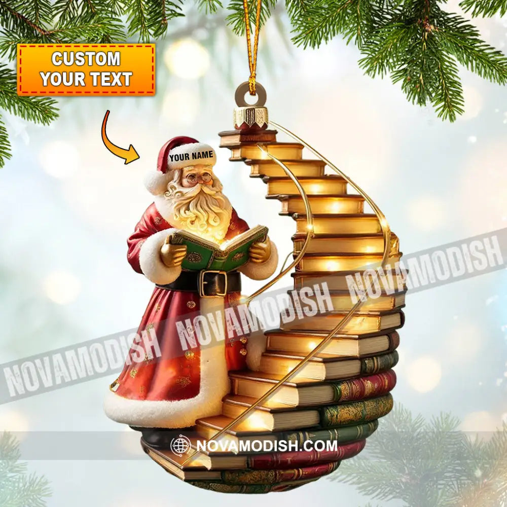 God Santa Christmas Ornament Personalized 3.54’’ / 1