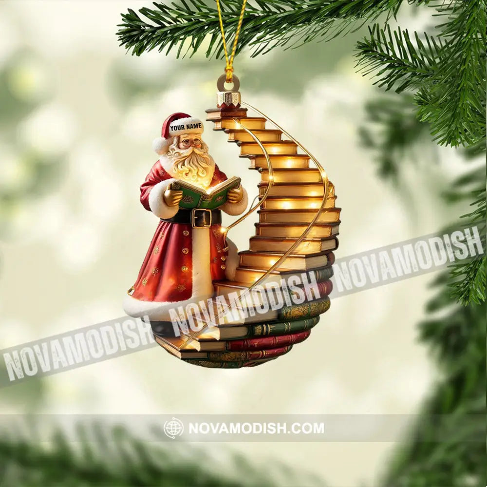 God Santa Christmas Ornament Personalized