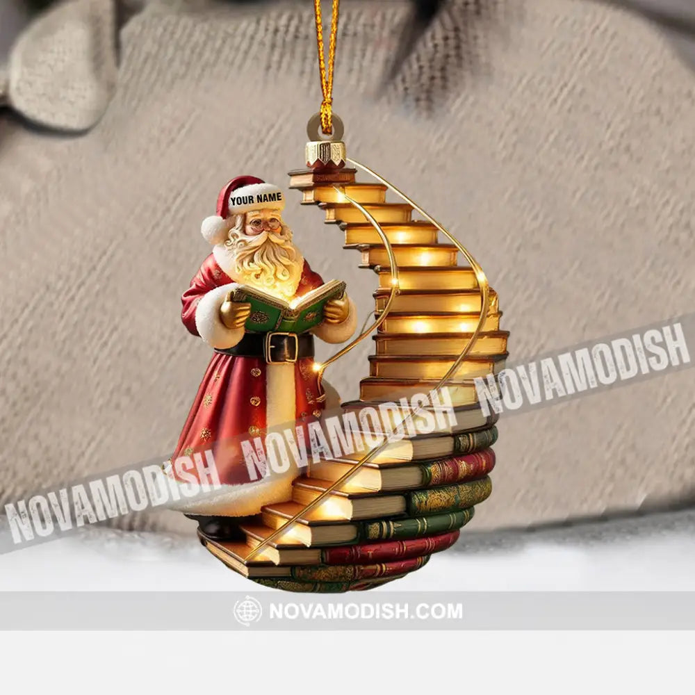 God Santa Christmas Ornament Personalized