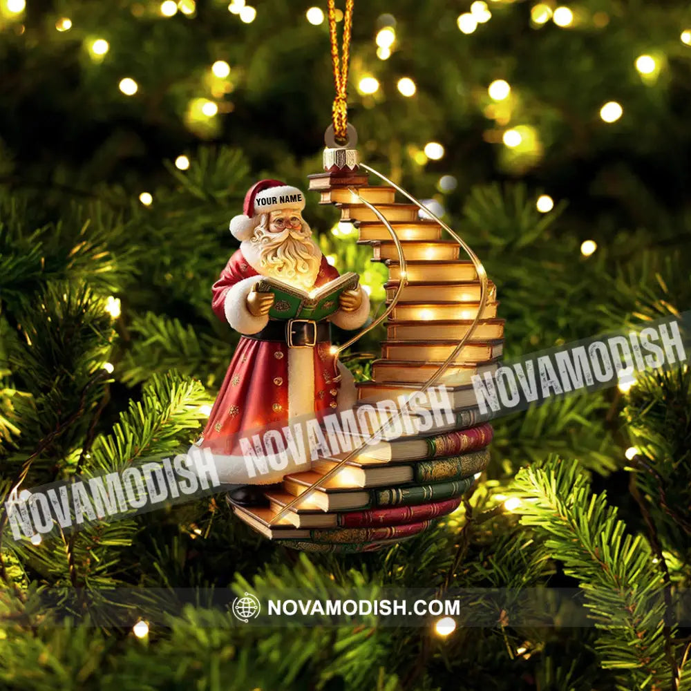 God Santa Christmas Ornament Personalized