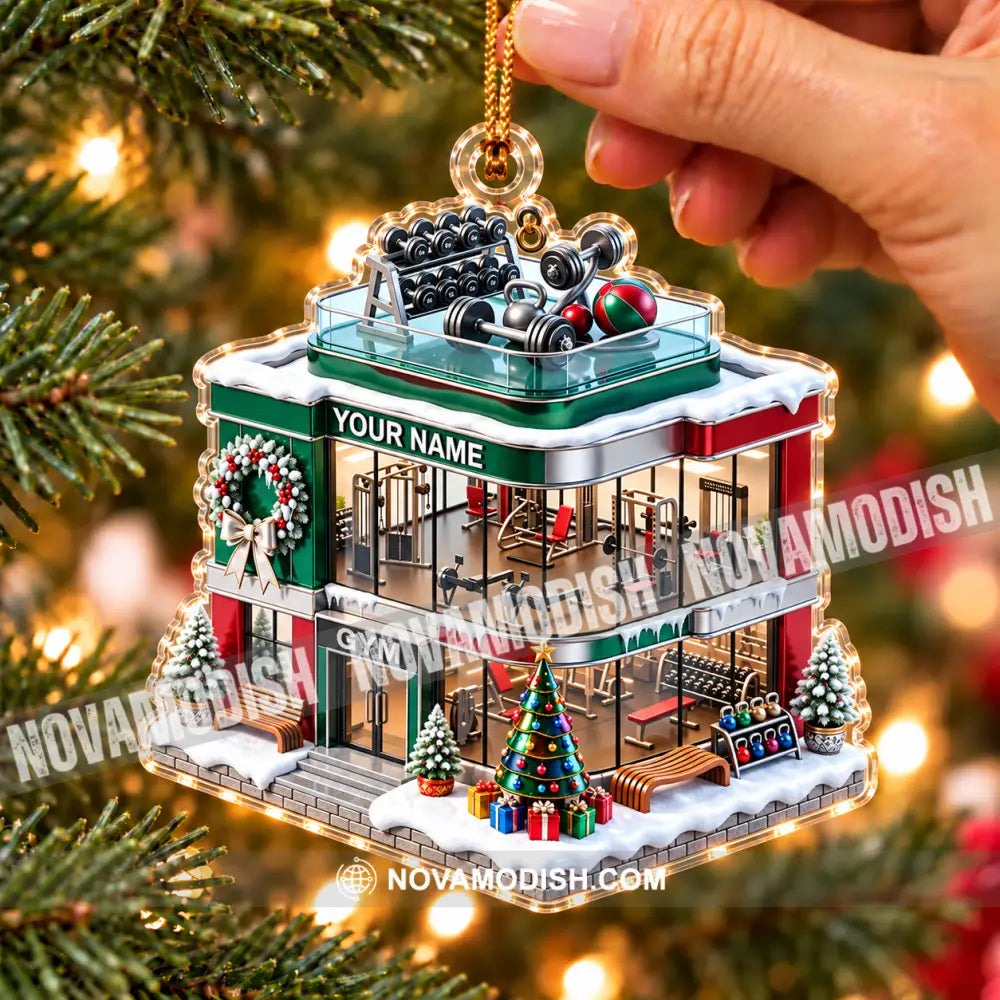 Gym House Home Decor Christmas Ornament Personalized Ornament - Ornament