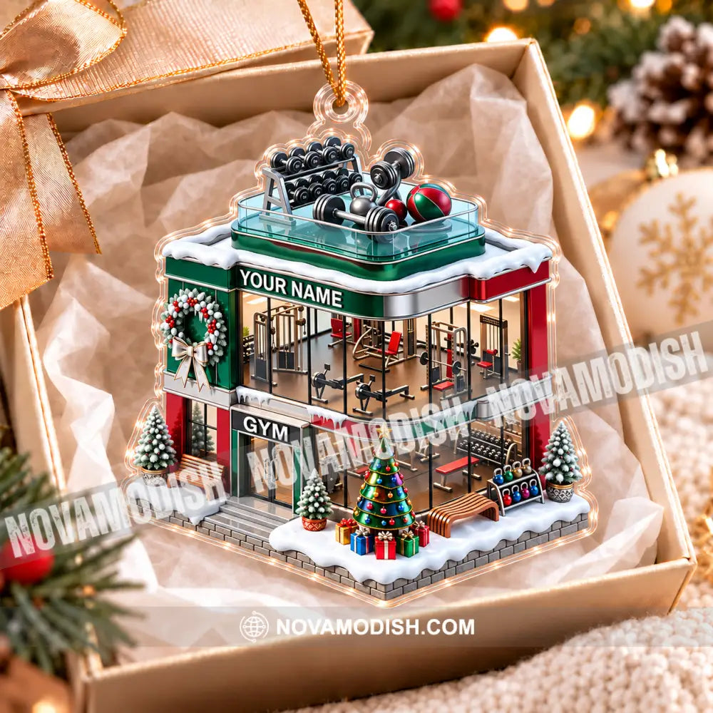 Gym House Home Decor Christmas Ornament Personalized Ornament - Ornament
