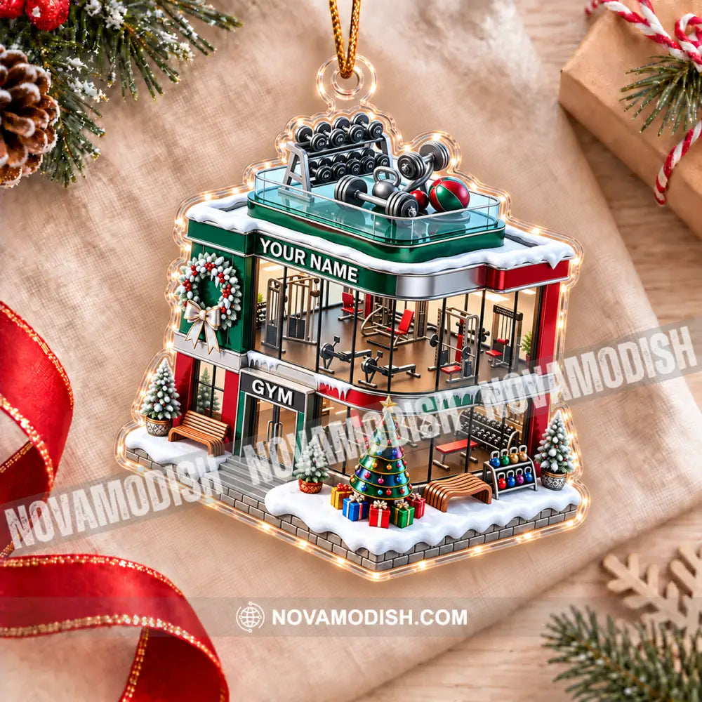 Gym House Home Decor Christmas Ornament Personalized Ornament - Ornament