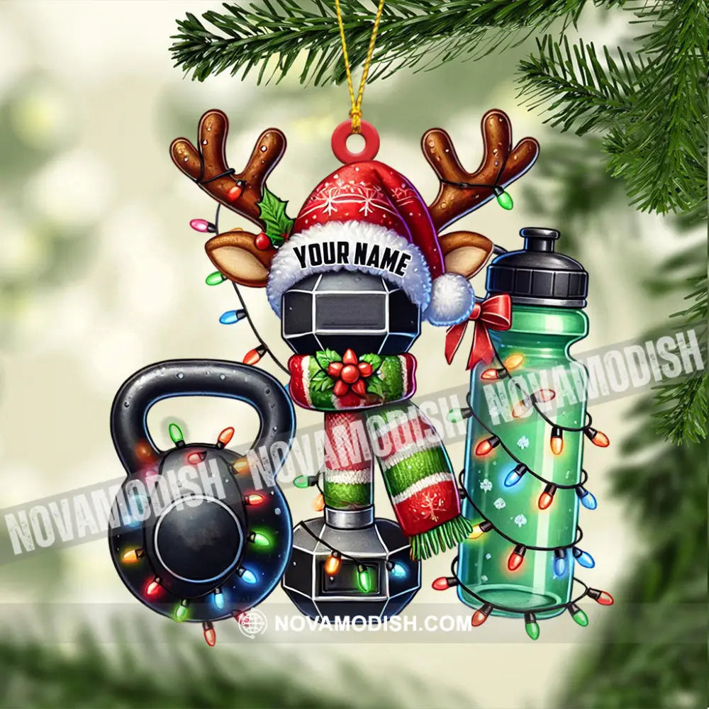 Gymmer Christmas Ornament Personalized