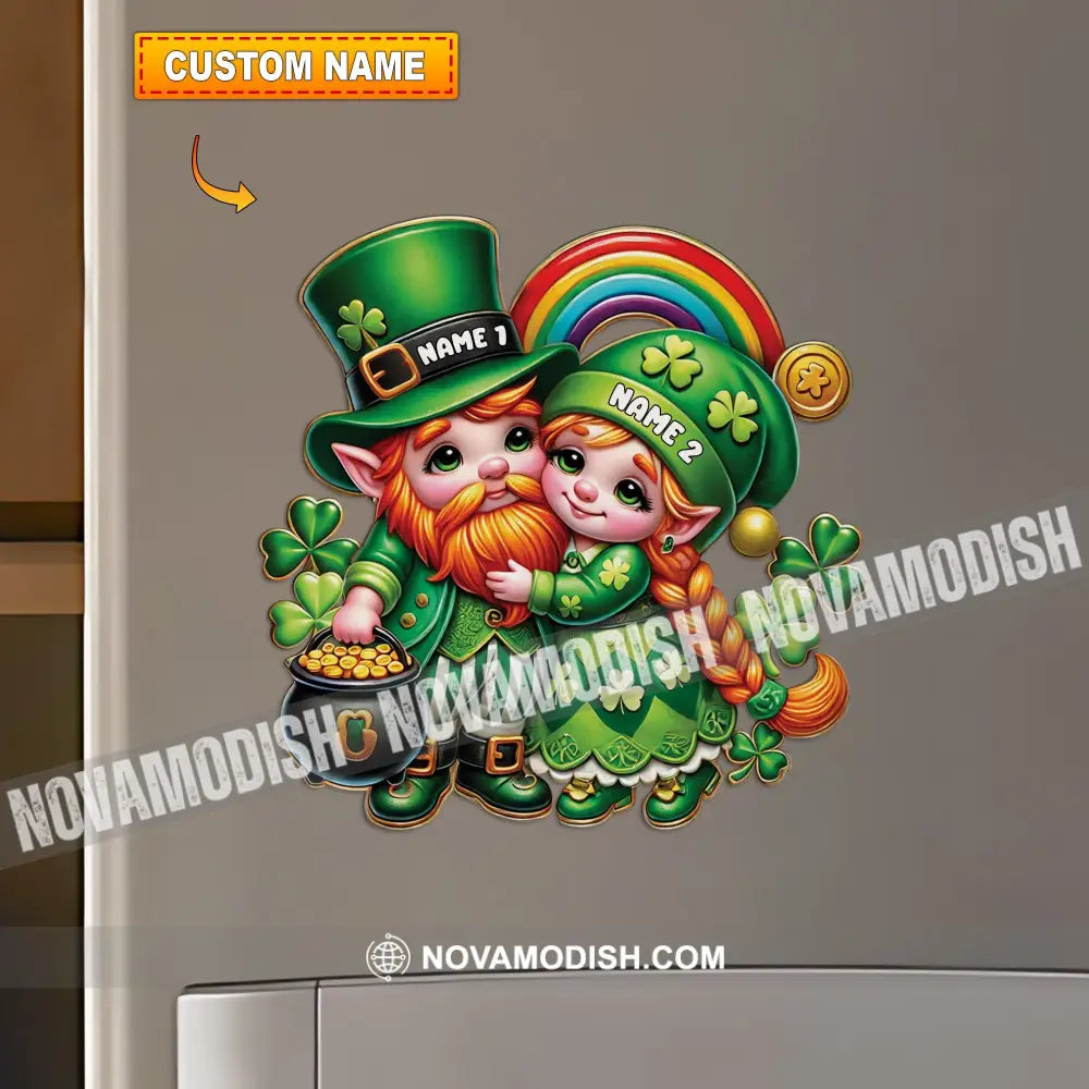 Happy Couple Patrick’s Day Fridge Magnet - Personalized