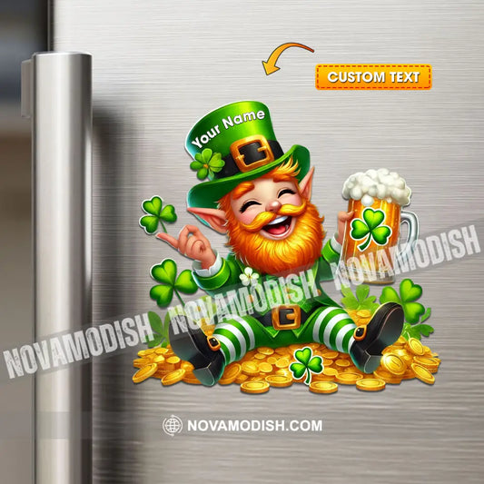 Happy Patrick’s Day Fridge Magnet - Personalized 3.54’’ / 1 Piece