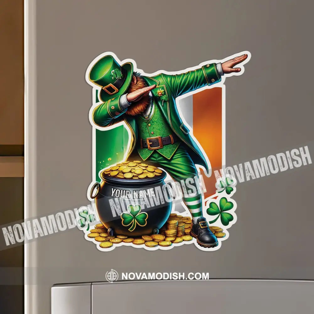 Happy St Patrick’s Day Fridge Magnet - Personalized 3.54’’ / 1 Piece