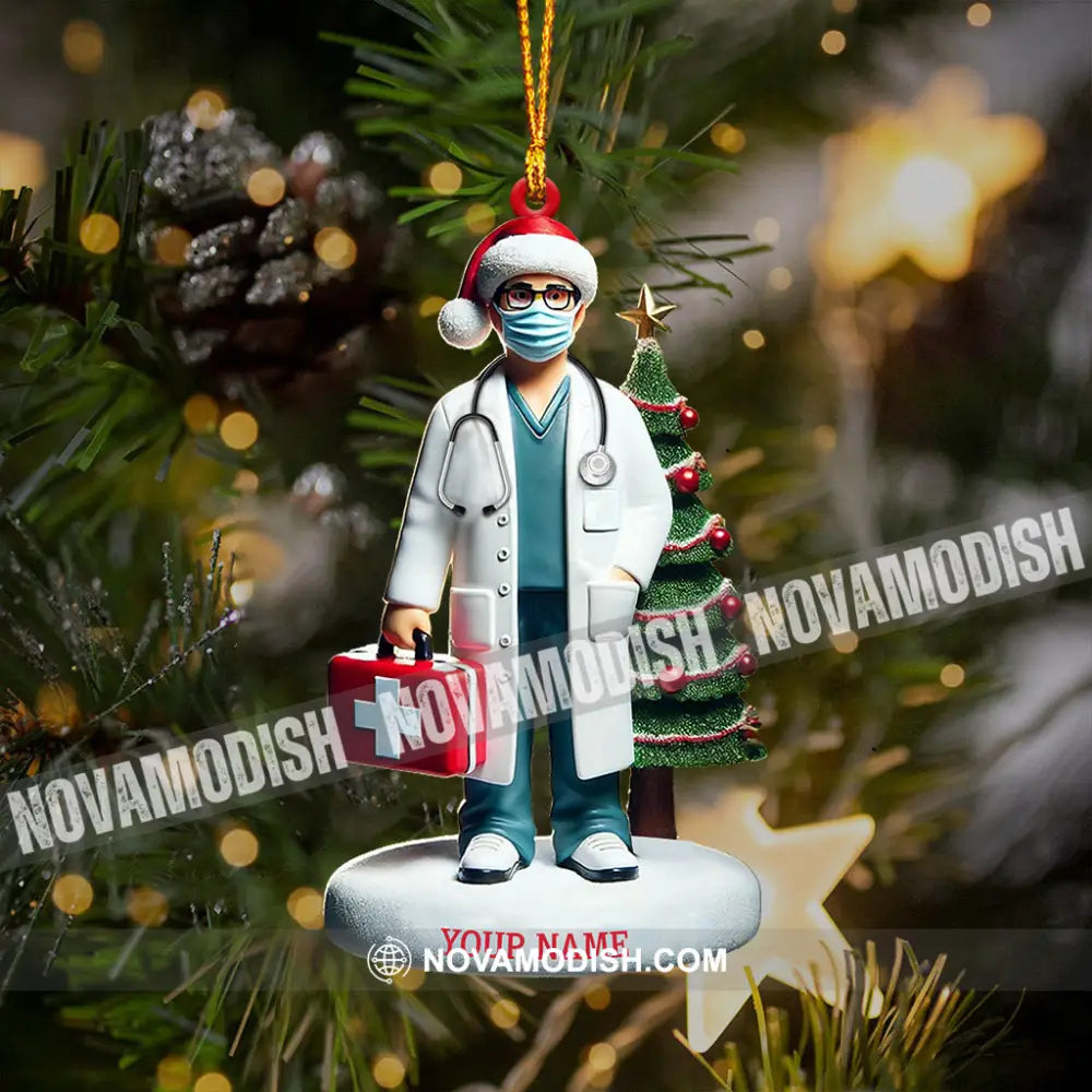 Healthcare Staff Christmas Ornament Personalized