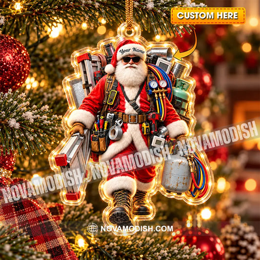 HVAC Tech Home Decor Christmas Ornament Personalized Ornament - 3.54’’ / 1 Ornament - Ornament