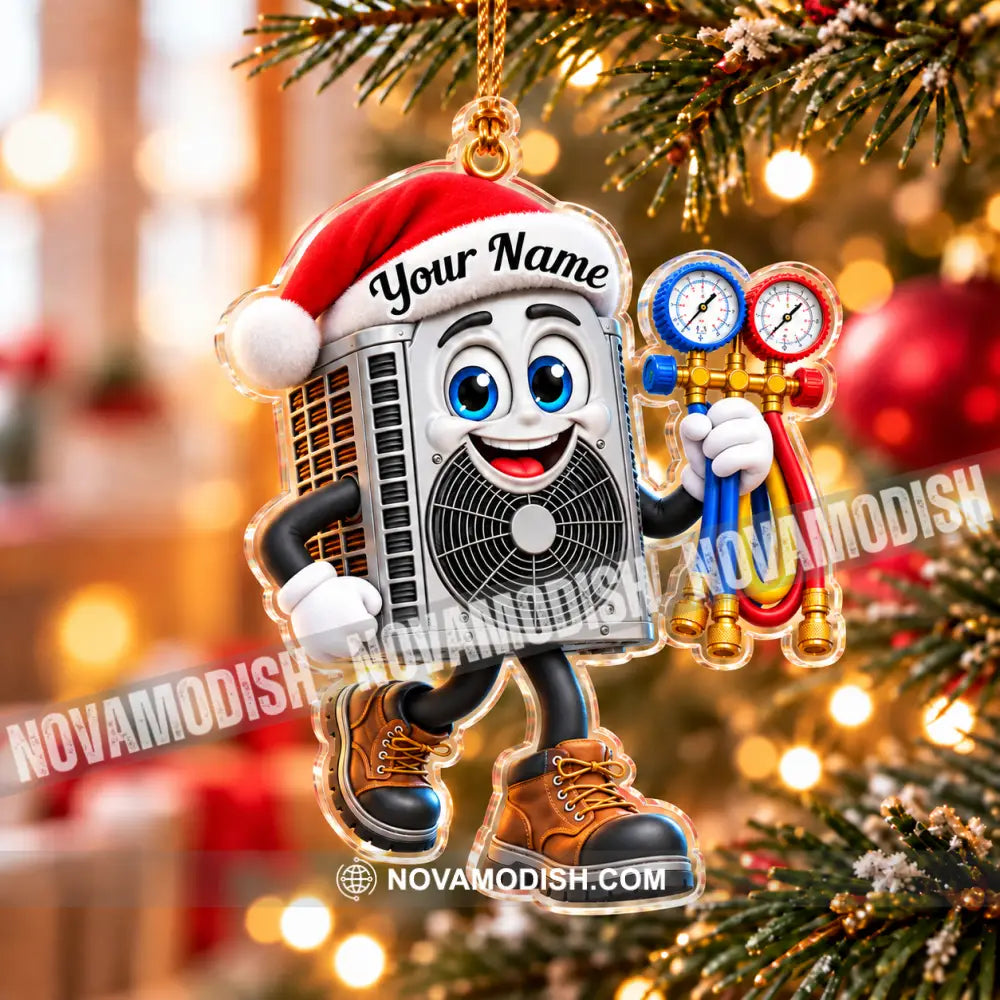 HVAC Tech Home Decor Christmas Ornament Personalized Ornament - Ornament