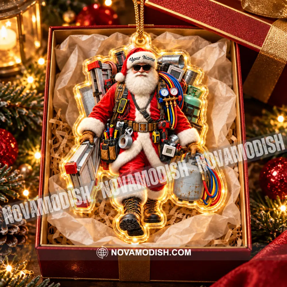 HVAC Tech Home Decor Christmas Ornament Personalized Ornament - Ornament