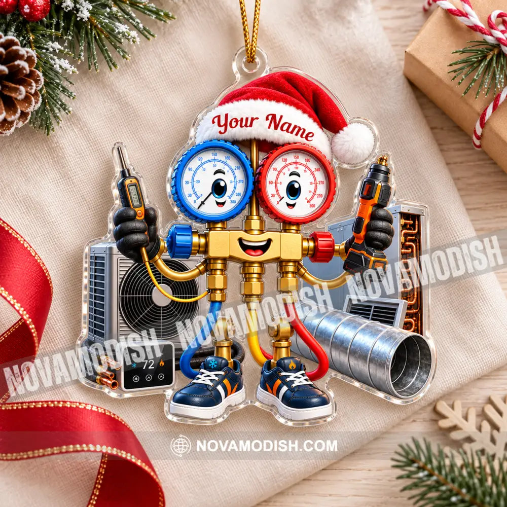 HVAC Tech Home Decor Christmas Ornament Personalized Ornament - Ornament