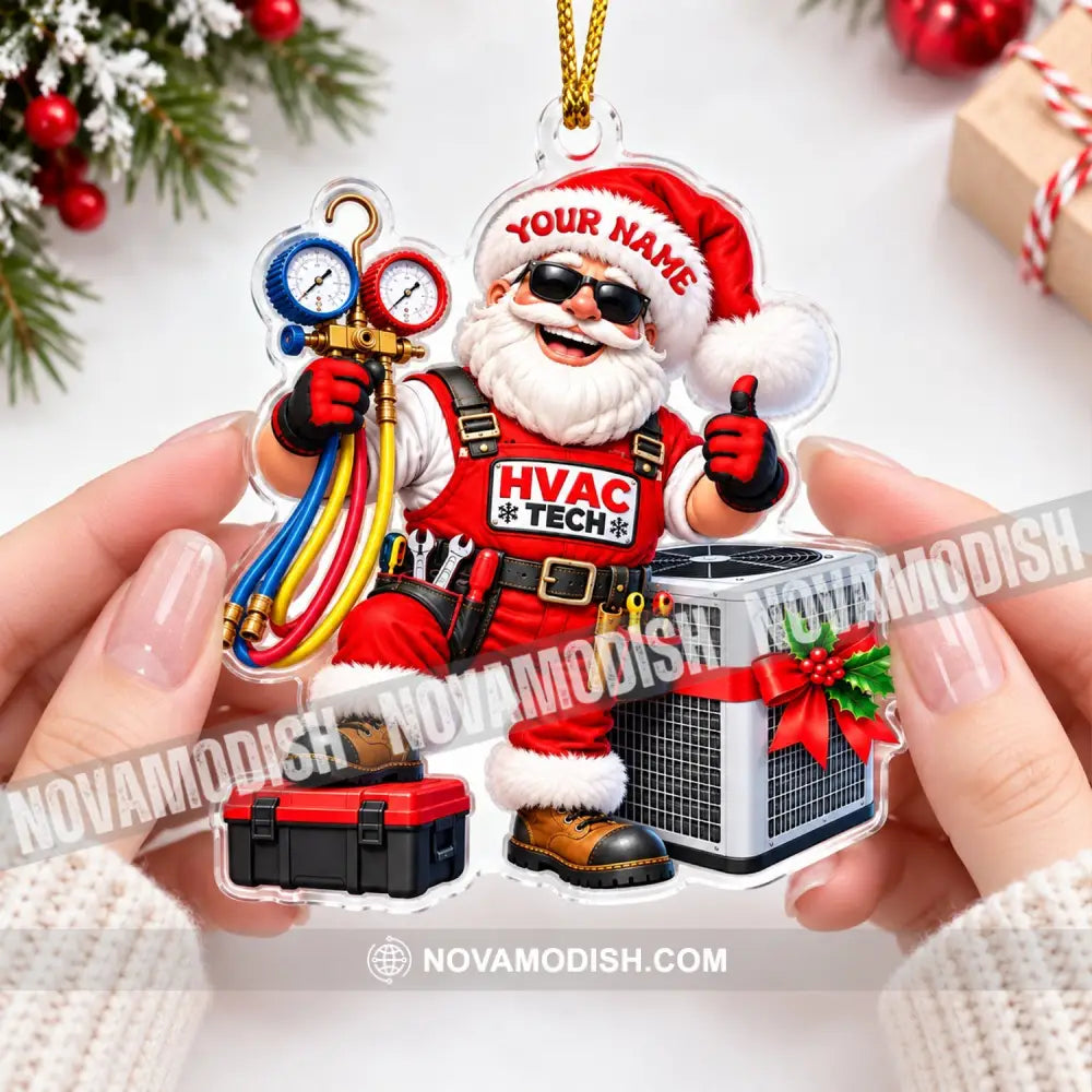 HVAC Tech Home Decor Christmas Ornament Personalized Ornament - Ornament