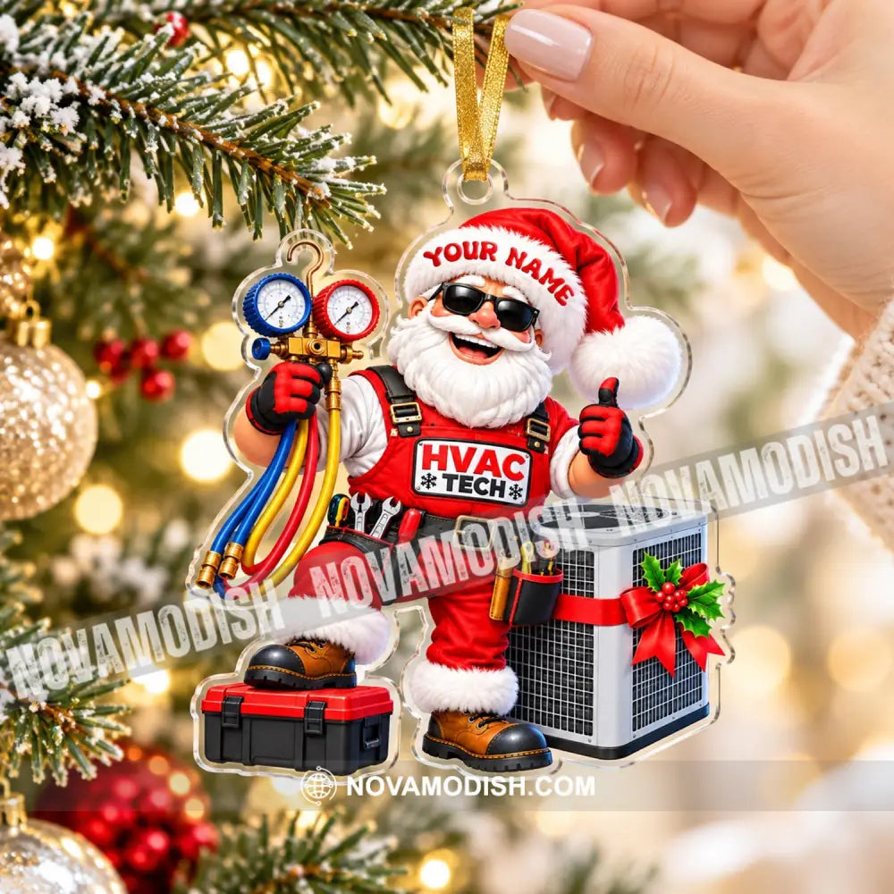 HVAC Tech Home Decor Christmas Ornament Personalized Ornament - Ornament