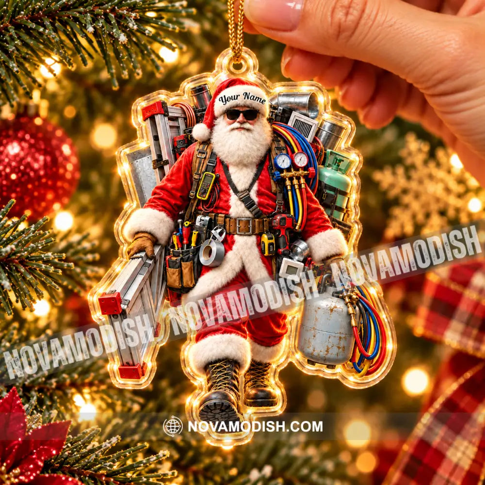 HVAC Tech Home Decor Christmas Ornament Personalized Ornament - Ornament