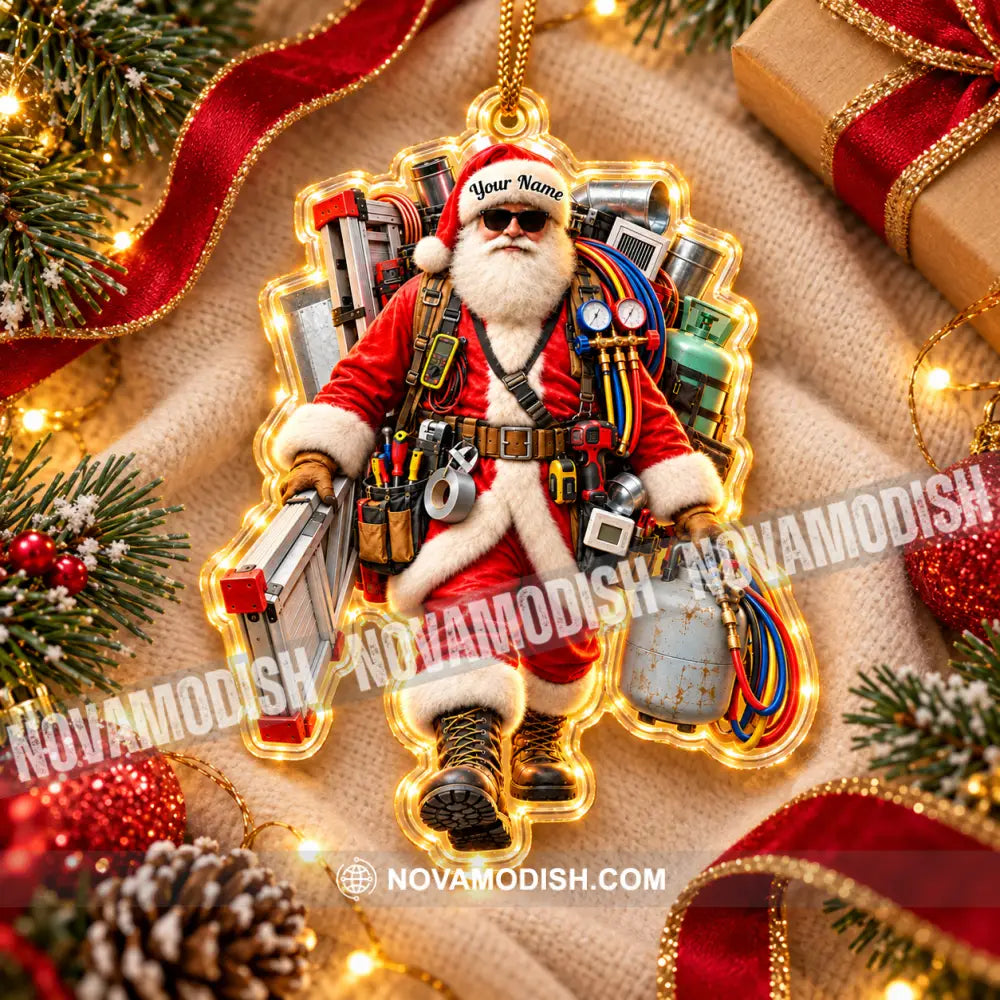 HVAC Tech Home Decor Christmas Ornament Personalized Ornament - Ornament