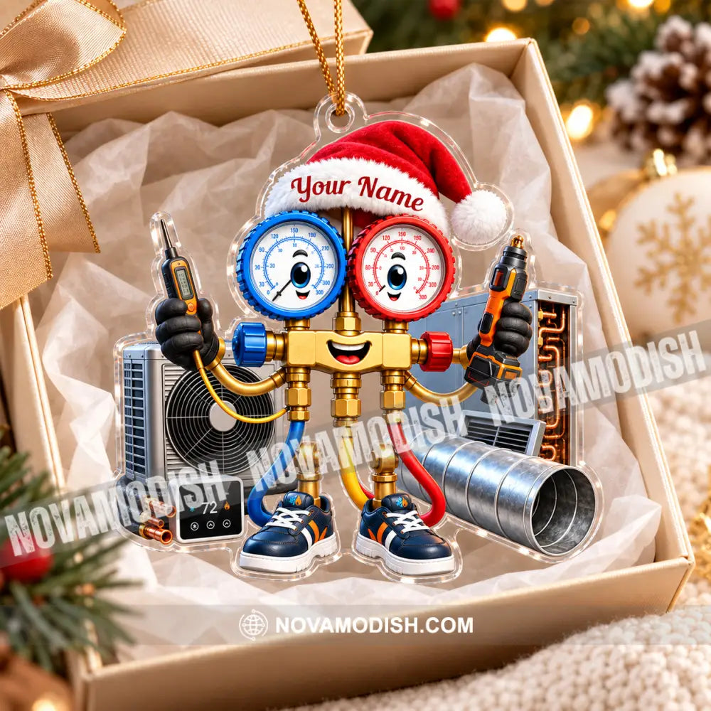 HVAC Tech Home Decor Christmas Ornament Personalized Ornament - Ornament