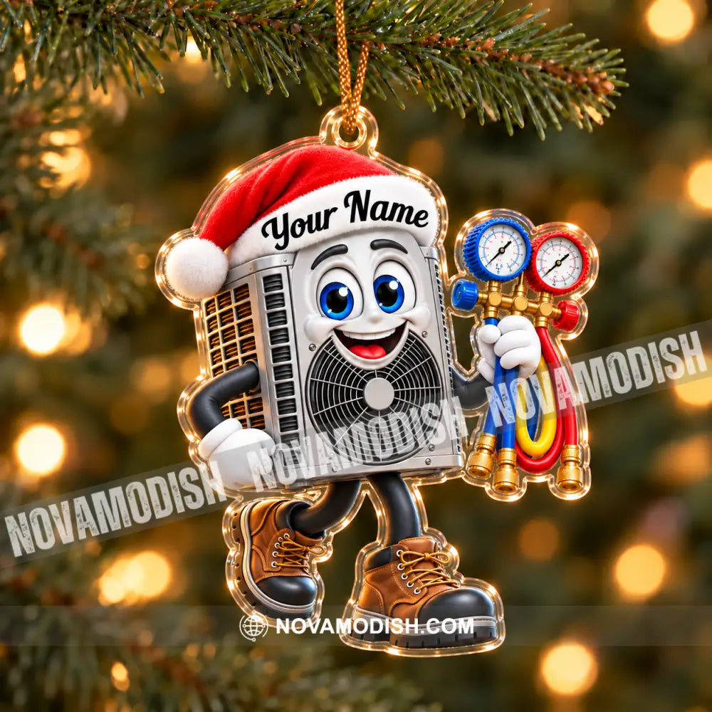 HVAC Tech Home Decor Christmas Ornament Personalized Ornament - Ornament