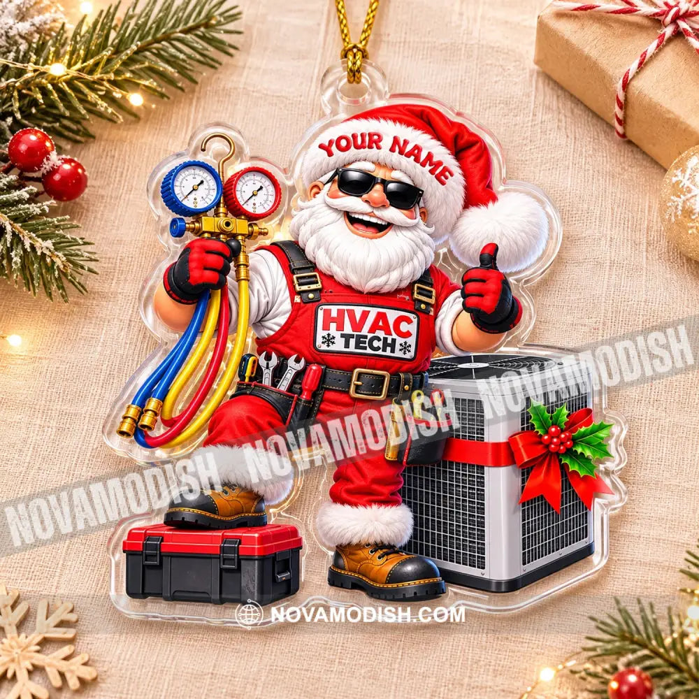 HVAC Tech Home Decor Christmas Ornament Personalized Ornament - Ornament